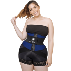 Shaping waist girdle with sash waist trainer