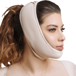 Simple post-surgical chin support girdle